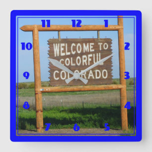 Welcome to Colorful Colorado Wall Clock
