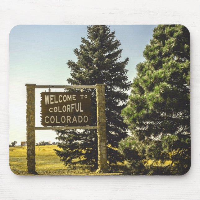 Welcome to Colourful Colorado Mouse Pad (Front)