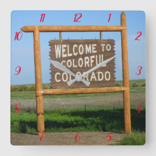 Welcome to Colourful Colorado Wall Clock