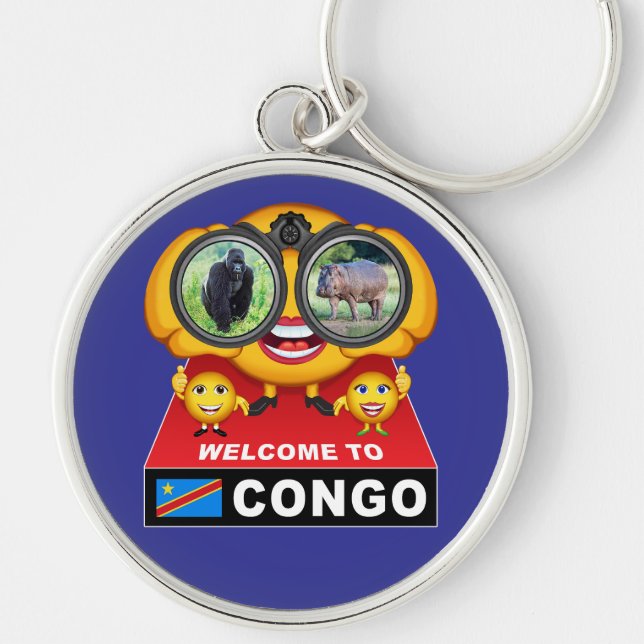 Welcome to Congo Keychain (Front)