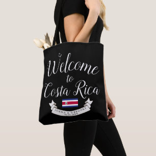 Welcome to Costa Rica   Destination Wedding Custom Tote Bag