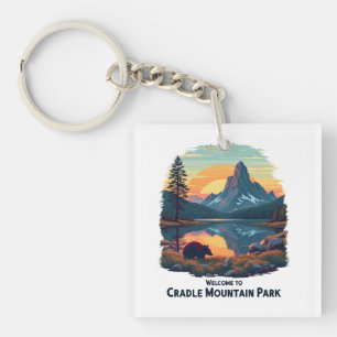 Welcome to Cradle Mountain National Australian Keychain