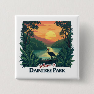 Welcome to Daintree National Australian Park 2 Inch Square Button