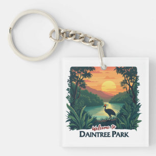 Welcome to Daintree National Australian Park Keychain