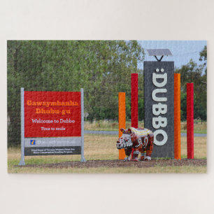 Welcome to Dubbo, Australia, sign Jigsaw Puzzle