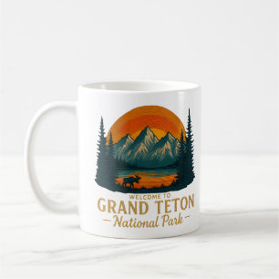 Welcome to Embroidery Grand Teton National USA Coffee Mug