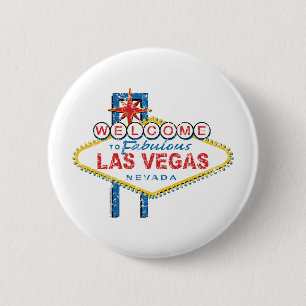 Welcome to Fabulous Las Vegas 2 Inch Round Button