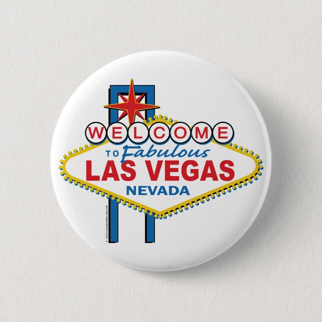 Welcome to Fabulous Las Vegas 2 Inch Round Button (Front)
