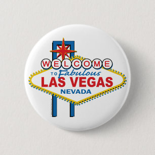Welcome to Fabulous Las Vegas 2 Inch Round Button