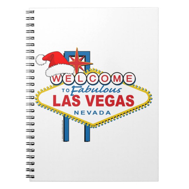 Welcome to Fabulous Las Vegas Christmas Notebook (Front)