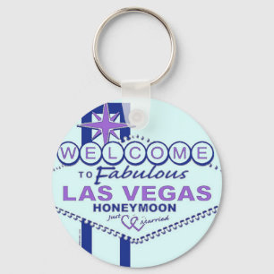 Welcome to Fabulous Las Vegas Honeymoon Keychain