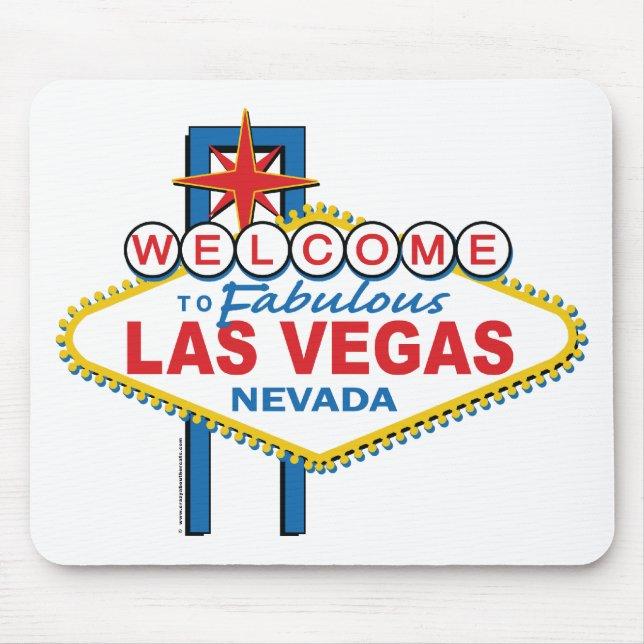 Welcome to Fabulous Las Vegas Mouse Pad (Front)