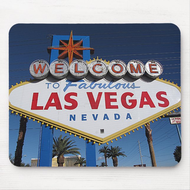 Welcome to Fabulous Las Vegas Mousepad (Front)