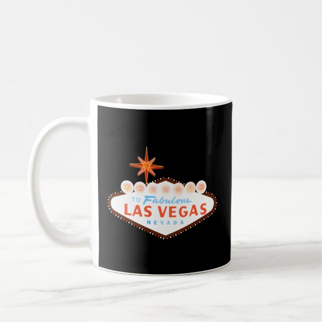 Welcome To Fabulous Las Vegas Nevada Coffee Mug (Left)