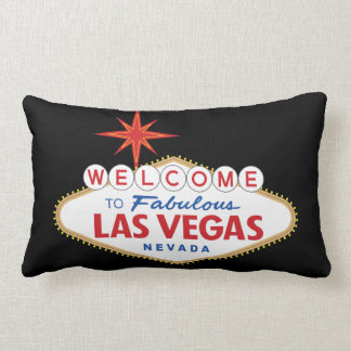 Welcome to Fabulous Las Vegas, Nevada Lumbar Pillow