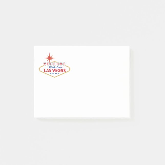 Welcome to Fabulous Las Vegas, Nevada Post-it Notes (Front)