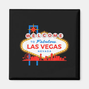Welcome to Fabulous Las Vegas Nevada Sign Iconic Magnet