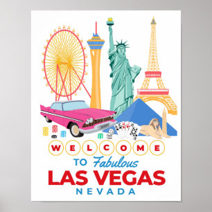Welcome to Fabulous Las Vegas Poster