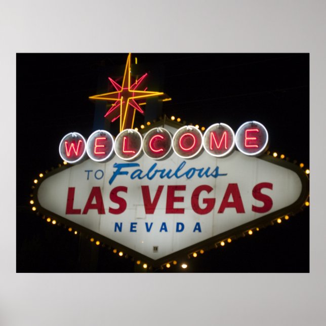 Welcome to Fabulous Las Vegas Poster Print (Front)