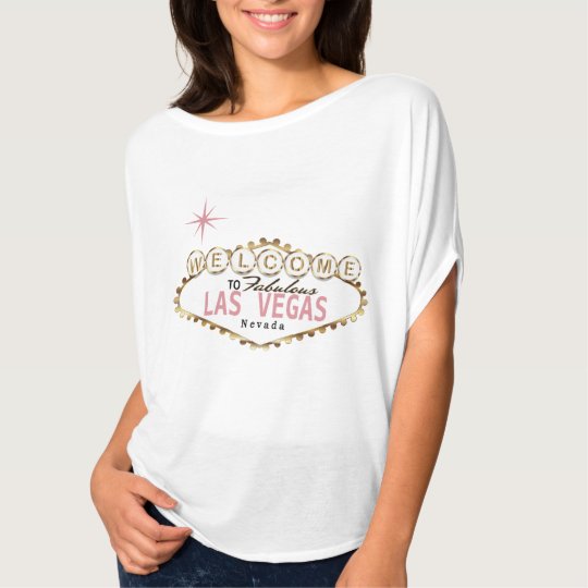 Welcome to Fabulous Las Vegas Rose T-Shirt
