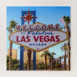 Welcome To Fabulous Las Vegas Sign Puzzle