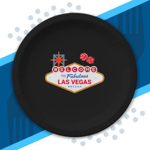 Welcome To Fabulous Las Vegas - Vegas Trip Paper Plate