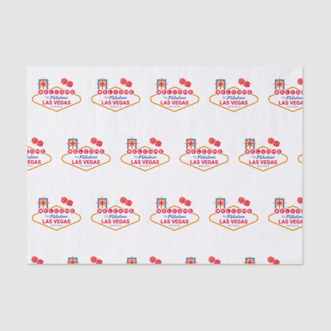 Welcome To Fabulous Las Vegas - Vegas Trip Tissue Paper (Front)