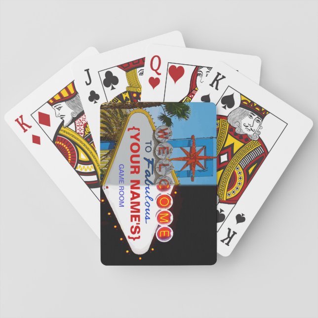 Welcome to Fabulous Your Game Room! Playing Cards (Back)