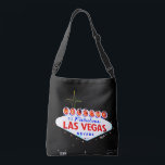 Welcome to Fabuous Las Vegas Nevada Sin City Crossbody Bag<br><div class="desc">Welcome to Fabulous Las Vegas Nevada neon sign.  This make a great gift for anyone headed to sin city or as a memory from a trip you took there.  

You can customize and personalize this by adding text in the font and style you choose.</div>