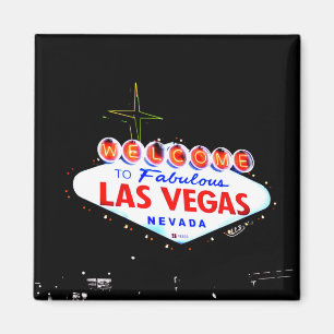 Welcome to Fabuous Las Vegas Nevada Sin City Magnet