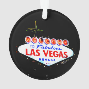 Welcome to Fabuous Las Vegas Nevada Sin City Ornament