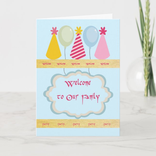 Welcome to Family Party Invitation (Front)