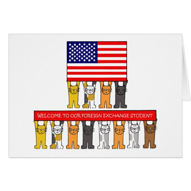 Welcome to Foreign Exchange Student in the USA (Front Horizontal)