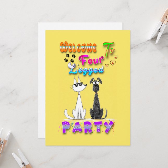 Welcome To Four Legged Party (Front/Back In Situ)