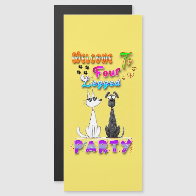 Welcome To Four Legged Party (Front/Back)