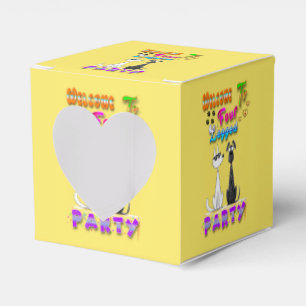 Welcome To Four Legged Party Favor Box
