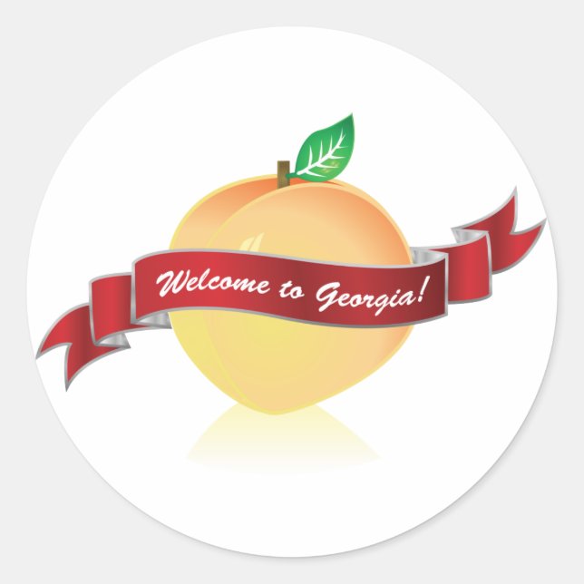Welcome to Georgia sticker (Front)