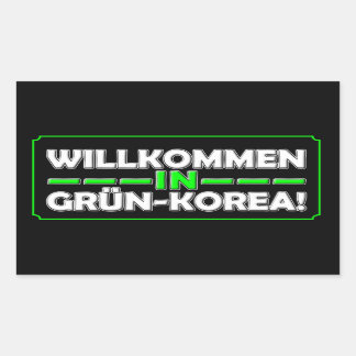 Welcome to Green Korea! Sticker
