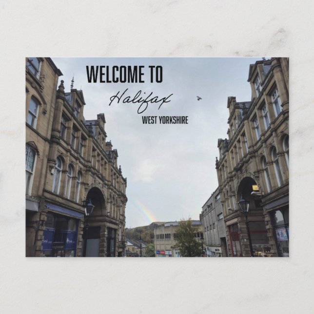 Welcome to Halifax Town Center Postcard (Front)