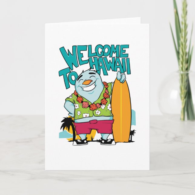 Welcome to Hawaii Card (Front)