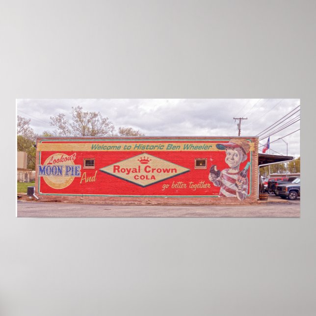 Welcome to Historic Ben Wheeler Sign 24x10 (Front)