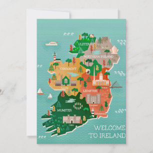 Welcome to Ireland 5x7 Big Postcard
