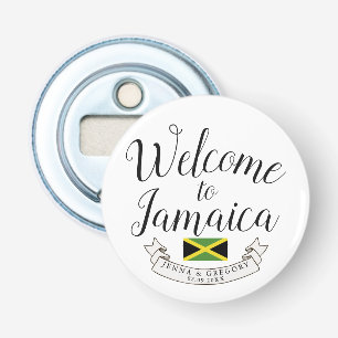 Welcome to Jamaica   Destination Wedding Custom Bottle Opener