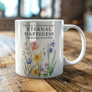 Welcome to Jehovah's Family Eternal Happiness Coffee Mug