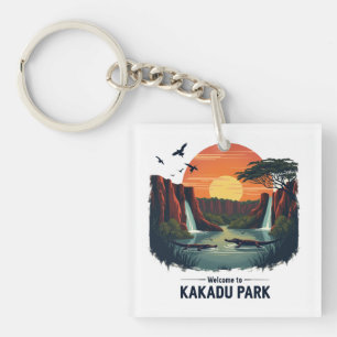 Welcome to Kakadu National Australian Park Keychain