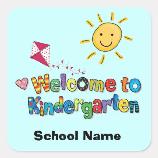 Welcome to Kindergarten Stickers