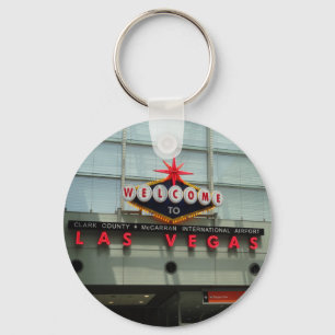 Welcome to Las Vegas Airport Sign Keychain
