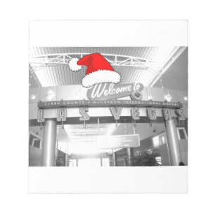 Welcome to Las Vegas Christmas Notepad