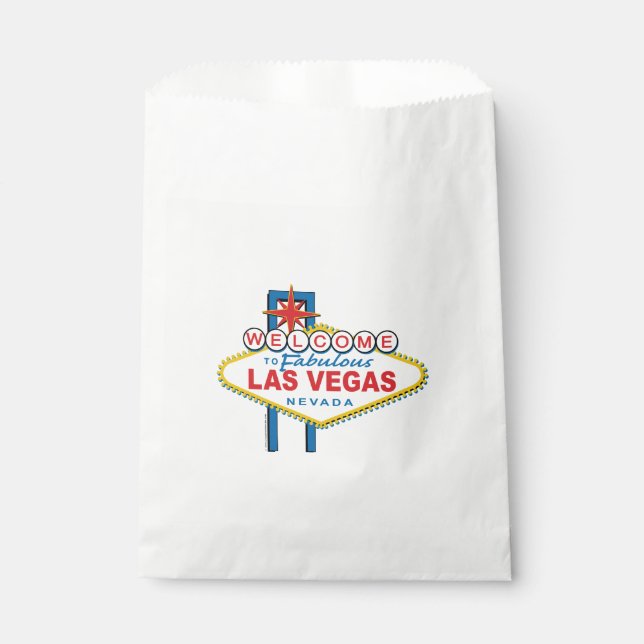 Welcome-to-Las-Vegas Favour Bag (Front)