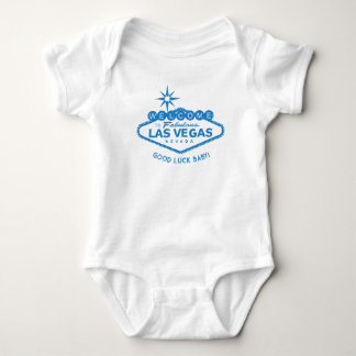 Welcome to Las Vegas GOOD LUCK BABY! One-Piece Baby Bodysuit
